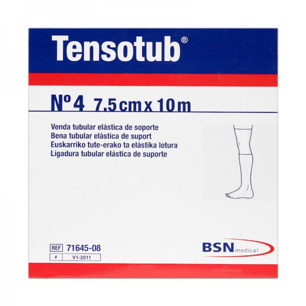 Tensotub Nº 4 Bras et Jambes Épais: Bandage tubulaire élastique à compression légère (7,5 cm x 10 mètres)